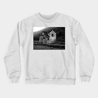 A Church near Malvaglia. Ticino. Switzerland 2010 Crewneck Sweatshirt